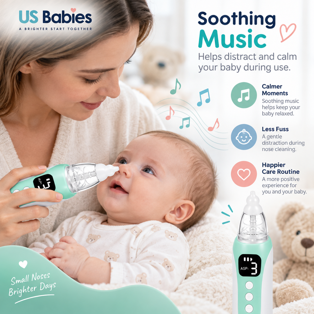 GentleCare Electric Baby Nasal Aspirator