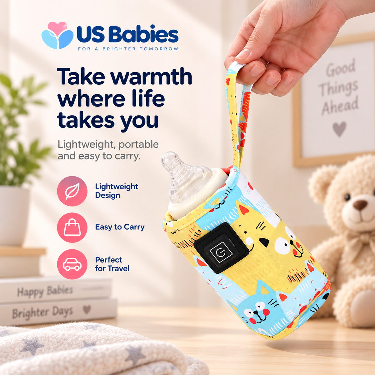 US Babies NurtuWarm Bottle Warmer