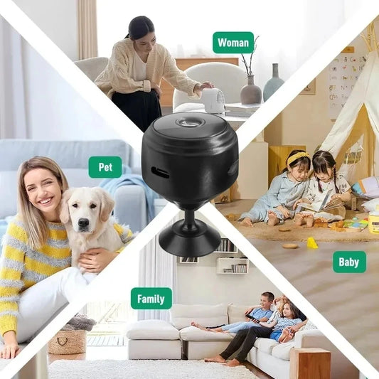 Mini Camera Wi Fi 1080 HD - Home Security with Night Vision